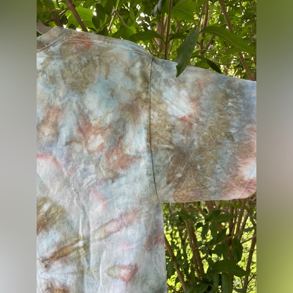 Fossils&Shells: One of a Kind Ice Dyed T-shirt - Spiral - Men’s/Unisex Small - Picture 12 of 12